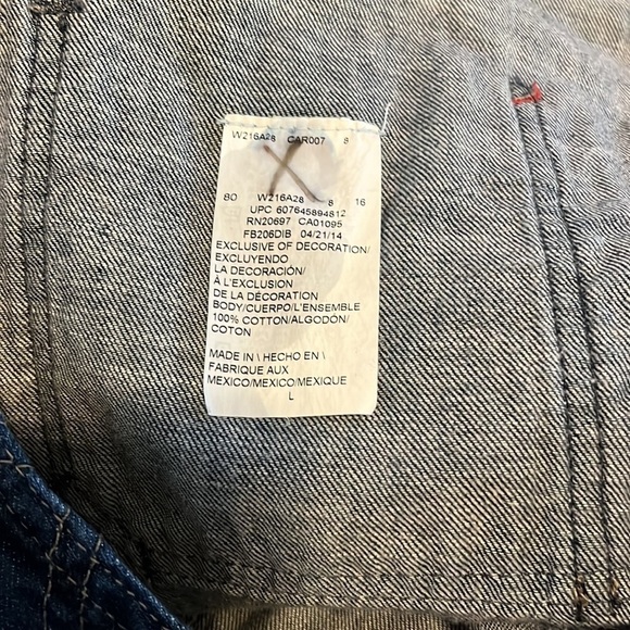 DICKIES jean overalls, size L - Picture 3 of 7